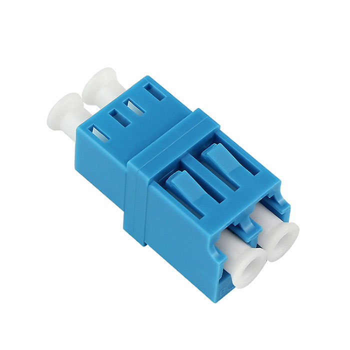 Integrated Type Single Mode Double Core LC Fiber Optic Adapter - Click Image to Close